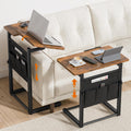 Extra Large Foldable Tilt C‑Shaped Side Table