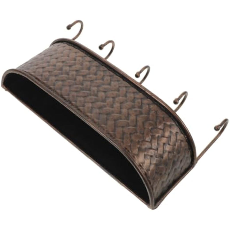 Vintage Iron Wall‑Mount Key & Mail Organizer