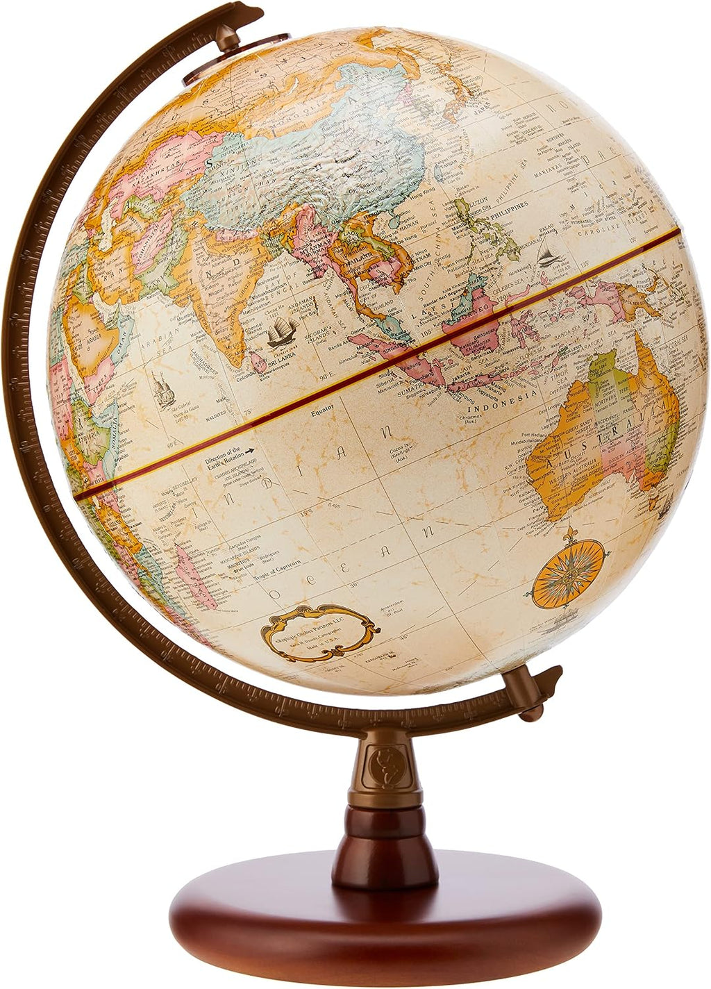 Antique English, 9-Inch Diameter