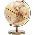 5.5‑Inch Antique Globe with Bronzed Stand